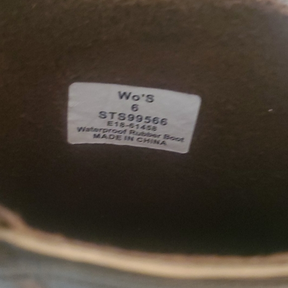 New Sperry Top Sider Rainboots Sz 6 - Picture 4 of 7